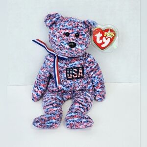 Ty Beanie Baby USA The BEAR - NWT